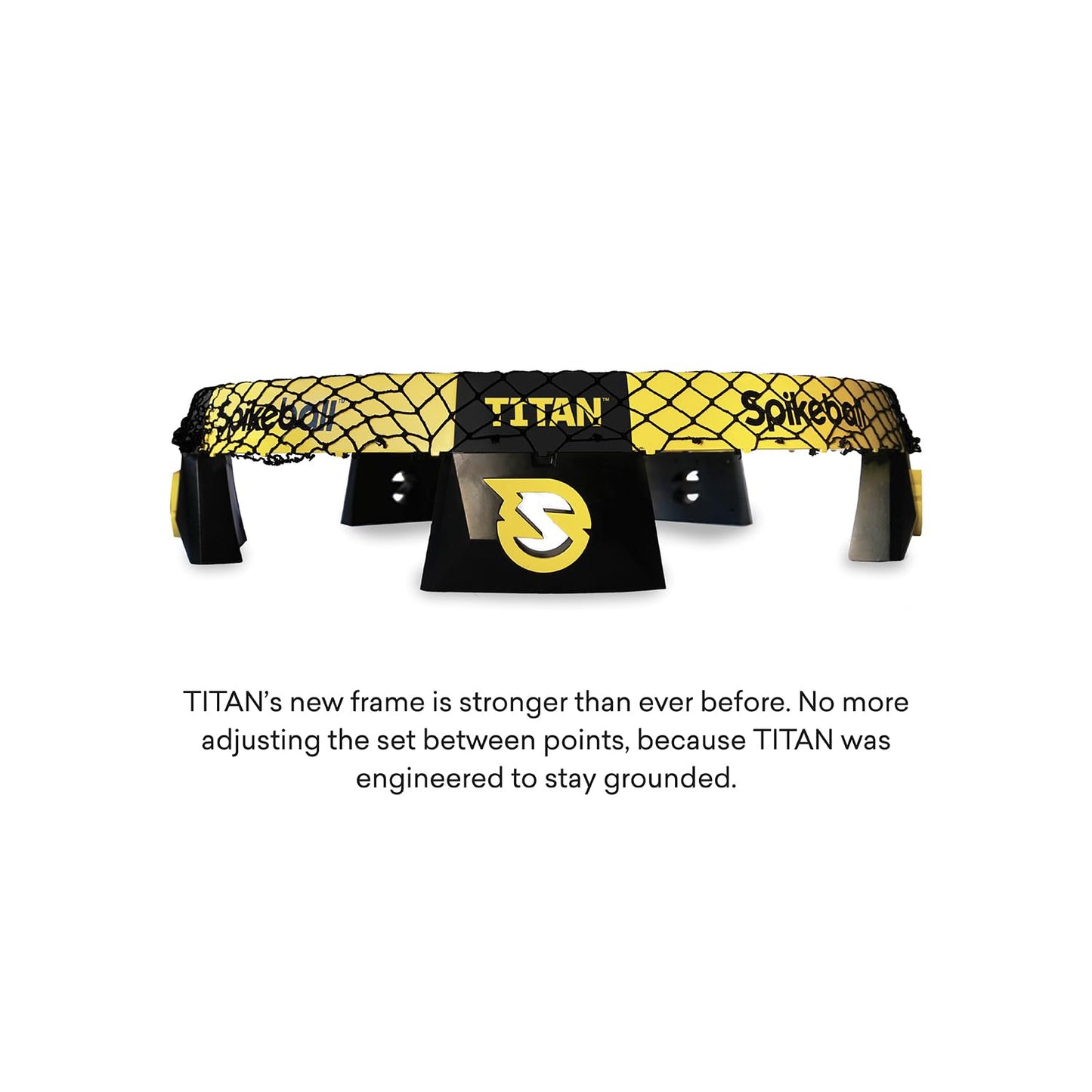Spikeball Titan Game Set - Stronger Frame & Enhanced Stability, Includes 1 Pro Ball & 1 Atlas Ball, Competition Ready, Portable with Carry-Bag