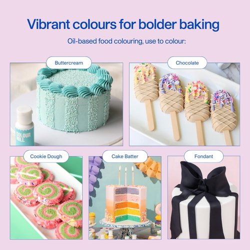 Colour Mill Oil-Based Food Coloring - Melon Flavor, 20 Milliliters (0.68 Fl Oz) for Vibrant Baking