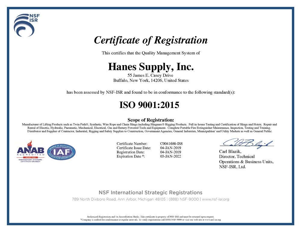 Four Leg Bridle Wire Rope Sling | 2.2 Ton Vertical Rated | Eye Hooks with Safety Latches | 1/4" Dia. | 10' Length | EIPS 6x25 IWRC | Hanes Supply (HSI) Heavy Duty Rigging Cable for Lifting and Towing