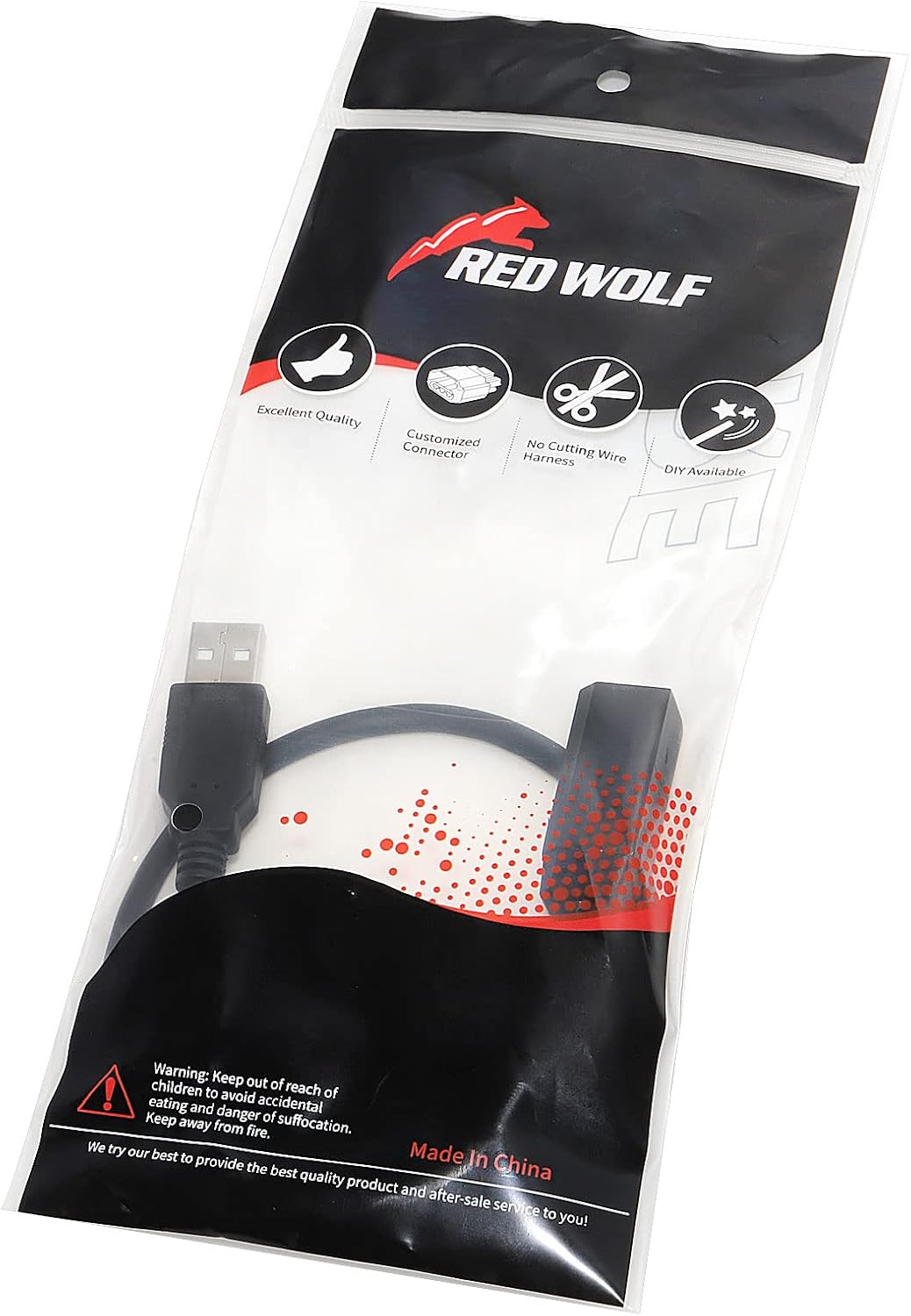 2015-2022 RED WOLF Car Stereo Factory USB Port Cable Wiring Harness Retention for Nissan Frontier Titan Sentra Retain