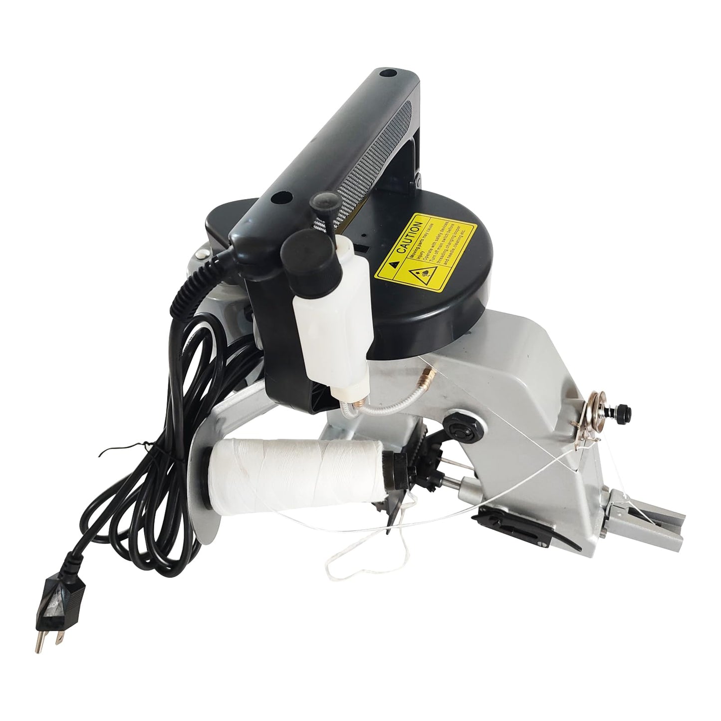 INTBUYING Portable Bag Sack Sewing Stitching Machine, Manual Electric Bag Closer, Industrial Bag Closing Machine Woven Bag Closer Stitcher Sewing Tool 110V for Bag Sealing