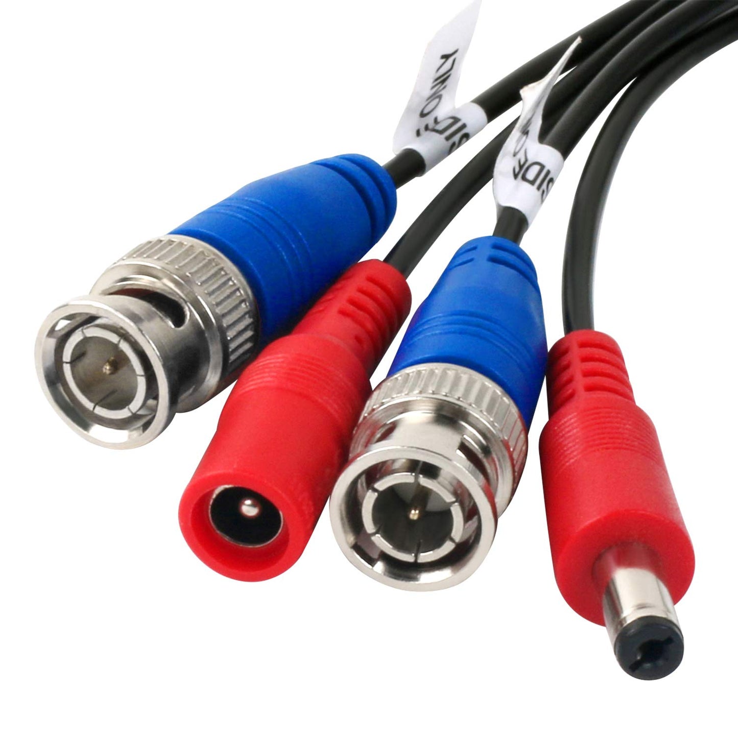 2 Pack 100 Feet BNC Video Power Cable,BNC Extension Wire Video Security Camera Wire with Connectors for CCTV Camera DVR