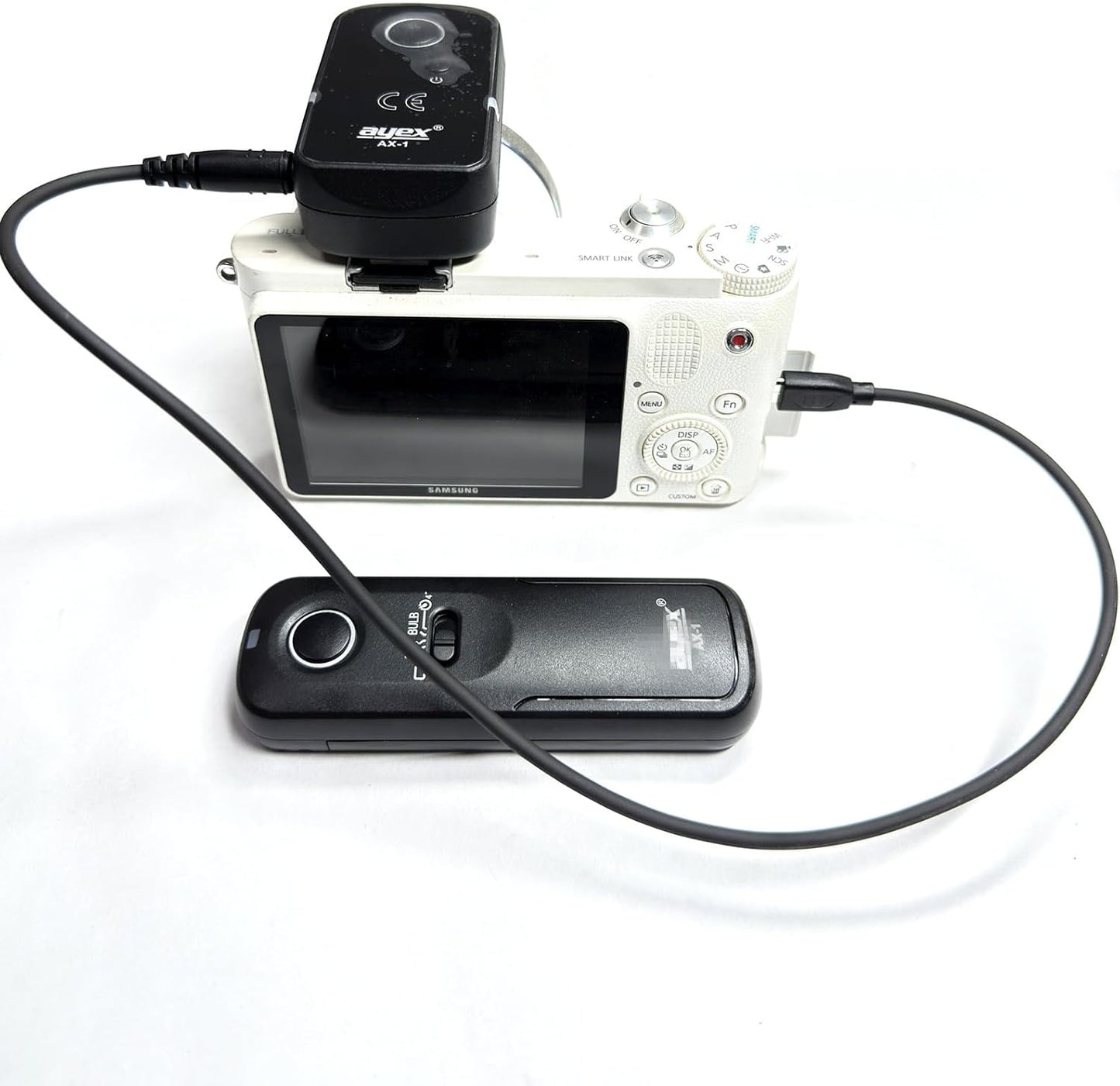 2.5mm-Micro Nx1000/Nx2000/Nx300 (SR2NX2) USB Camera Remote Shutter Release Cable Wire for Samsung Accessories Used