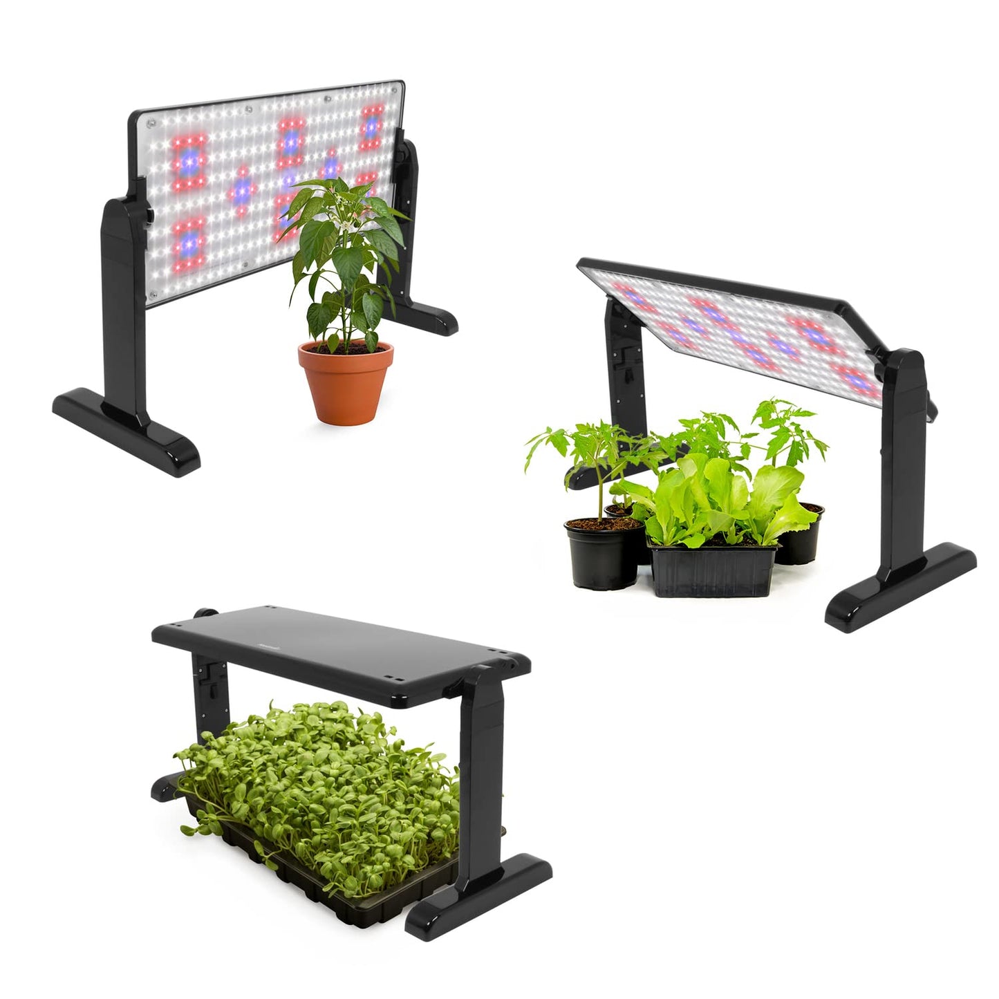 AeroGarden 45W LED Grow Light Panel - Grow Light for Plants, Includes Stand and Hanging Kit