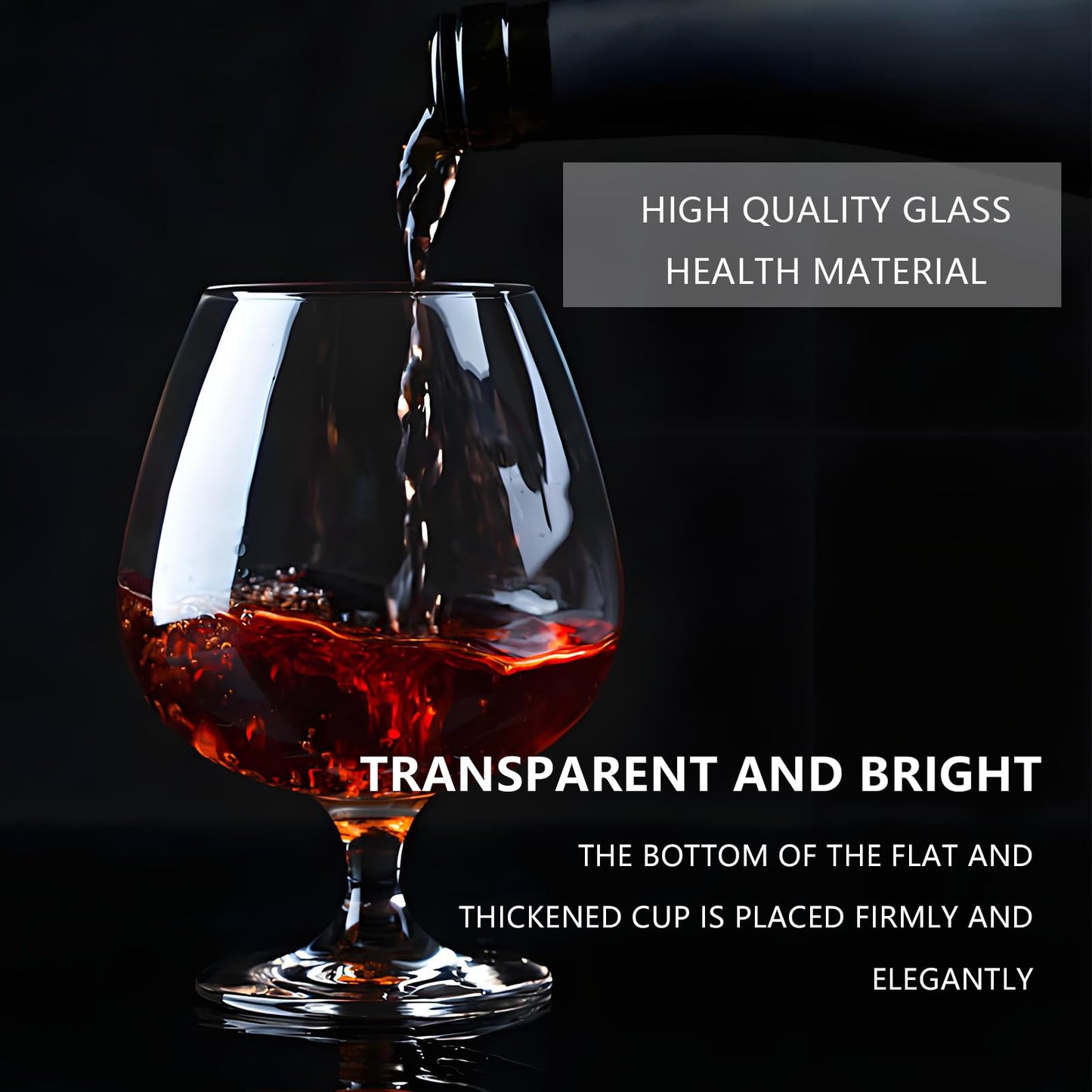Whiskey Glasses Set of 12, Bourbon Glass, Old Fashioned Glasses, 11.5 Oz Short Stem Wine Glass for Spirits, Vodka, Scotch,Cognac, Brandy, Cocktails (Set of 12)