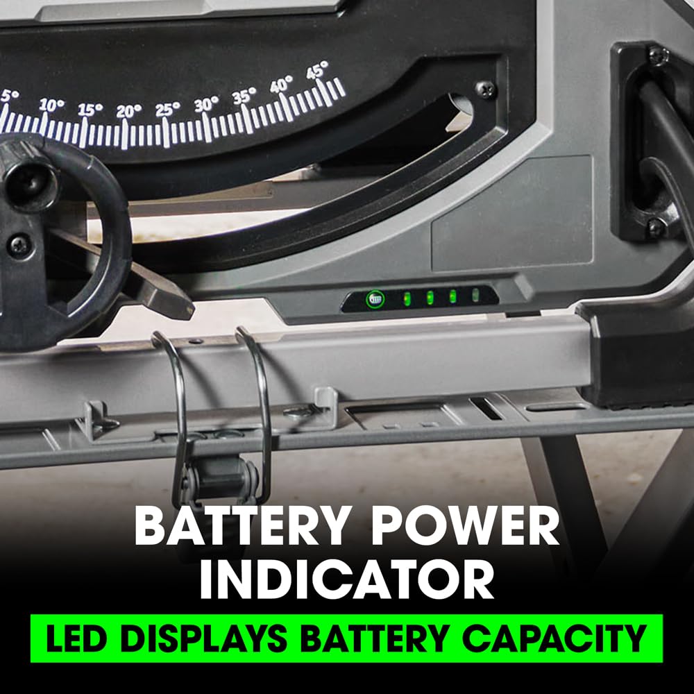 FLEX 24V Brushless Cordless 10-Inch Table Saw Kit with 10.0Ah Stacked Lithium Battery and 280W Rapid Charger - FX7221-1J