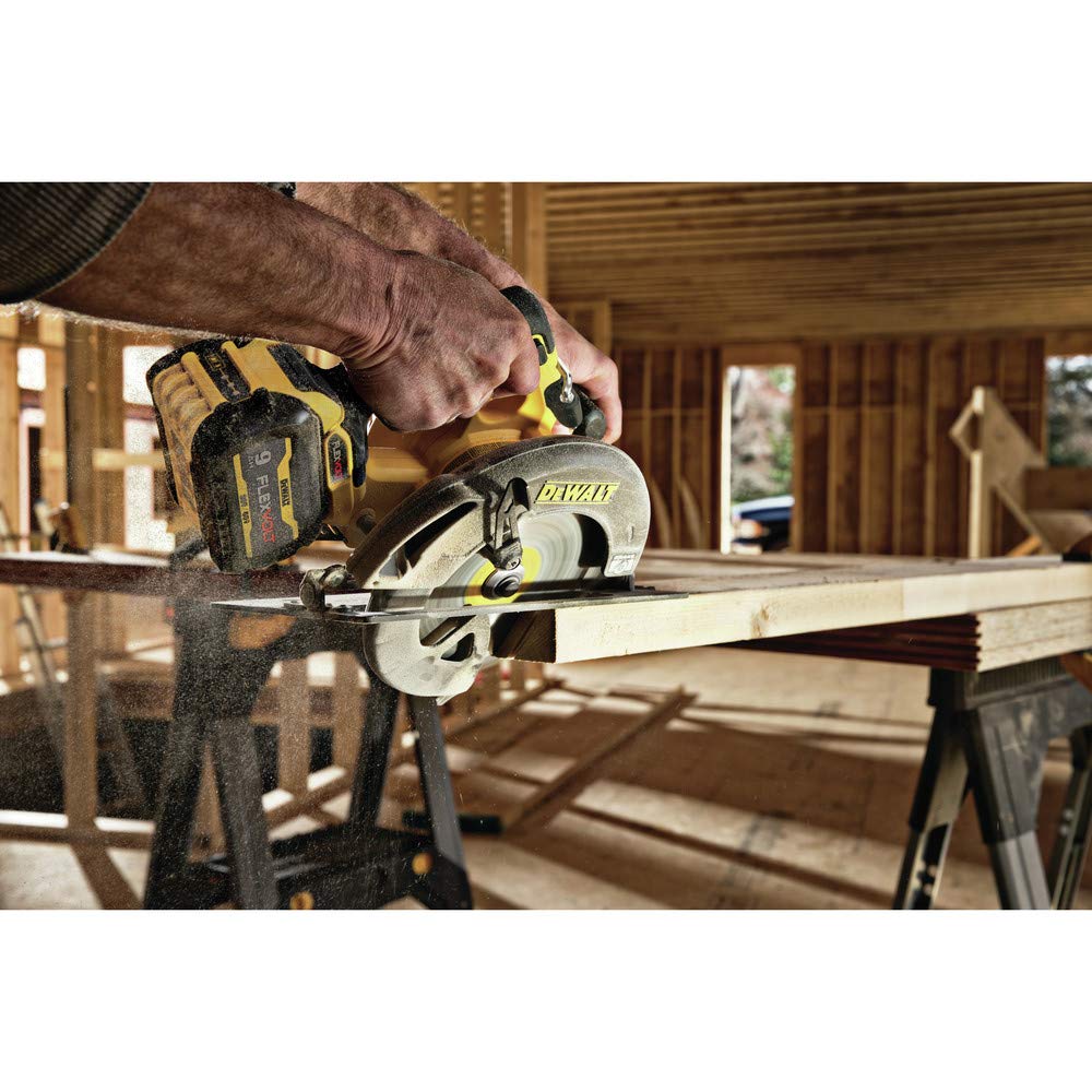 DEWALT FLEXVOLT 60V MAX* Circular Saw with Brake, 7-1/4-Inch, Tool Only (DCS578B)