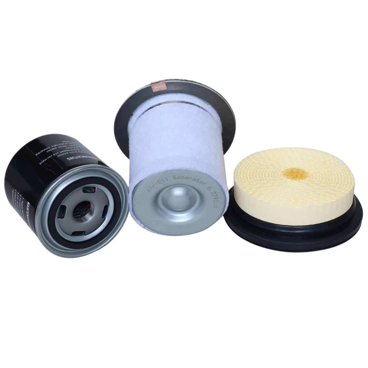 6.3795.0 Air-Oil Separator + 6.3462.0 Oil Filter + 6.4212.0 Air Filter,Filter Kit Compatible with M/SM Series Air Compressor Replacement Part