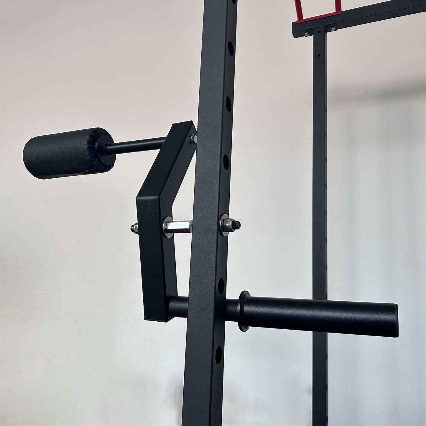 BLUSLM Upgraded Rack Mount Neck Traniner, Neck Machine Strengthener for Muscles Training, Neck Workout Equipment Power Rack Attachment for Home Gym Fitness
