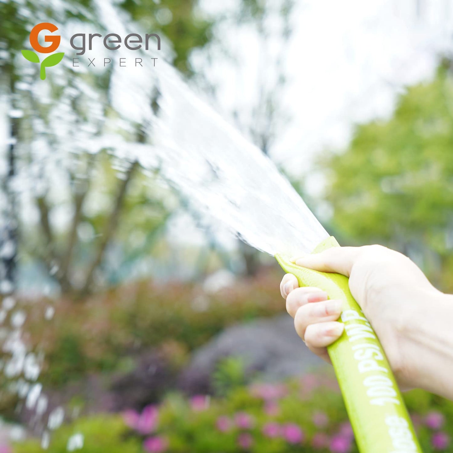 Water Removal Kit by Green Expert: Powerful Sump Pump with 25FT PVC Discharge Hose Max 5000 GPH High Flow for Quick Water Drain