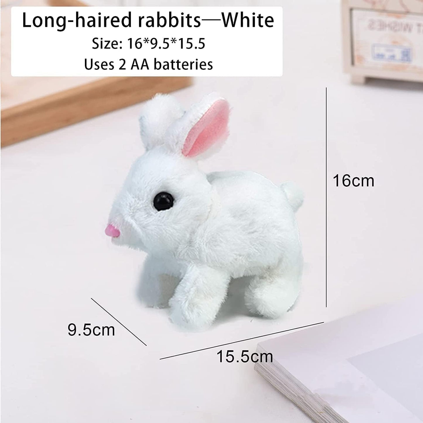 Oprtuisi Bunby - Realistic Bunny Toy with Lifelike Movements & Handmade Features | Brown Easter Gift