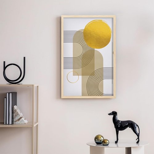 LaVie Home 11x17 Oak Picture Frame - HD Plexiglass Display for Vertical/Horizontal Use | Classic Collection