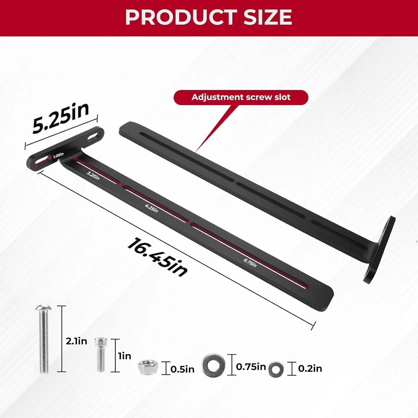 Jerbor SE18, SE26, SEB26, SEDS32 Golf Cart Soundbar Mounting T-Bracket for Soundbars,Golf cart Audio System Mount,Golf