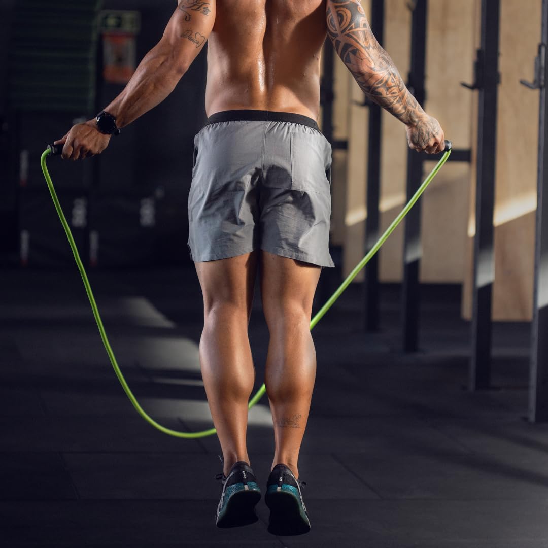 Muay Thai 3.0 Weighted Jump Rope for Men & Women - Professionally Designed for High-Intensity Training | Muay Thai Jump, MMA & Fitness Jump Rope - Full Body Workout Weighted Rope
