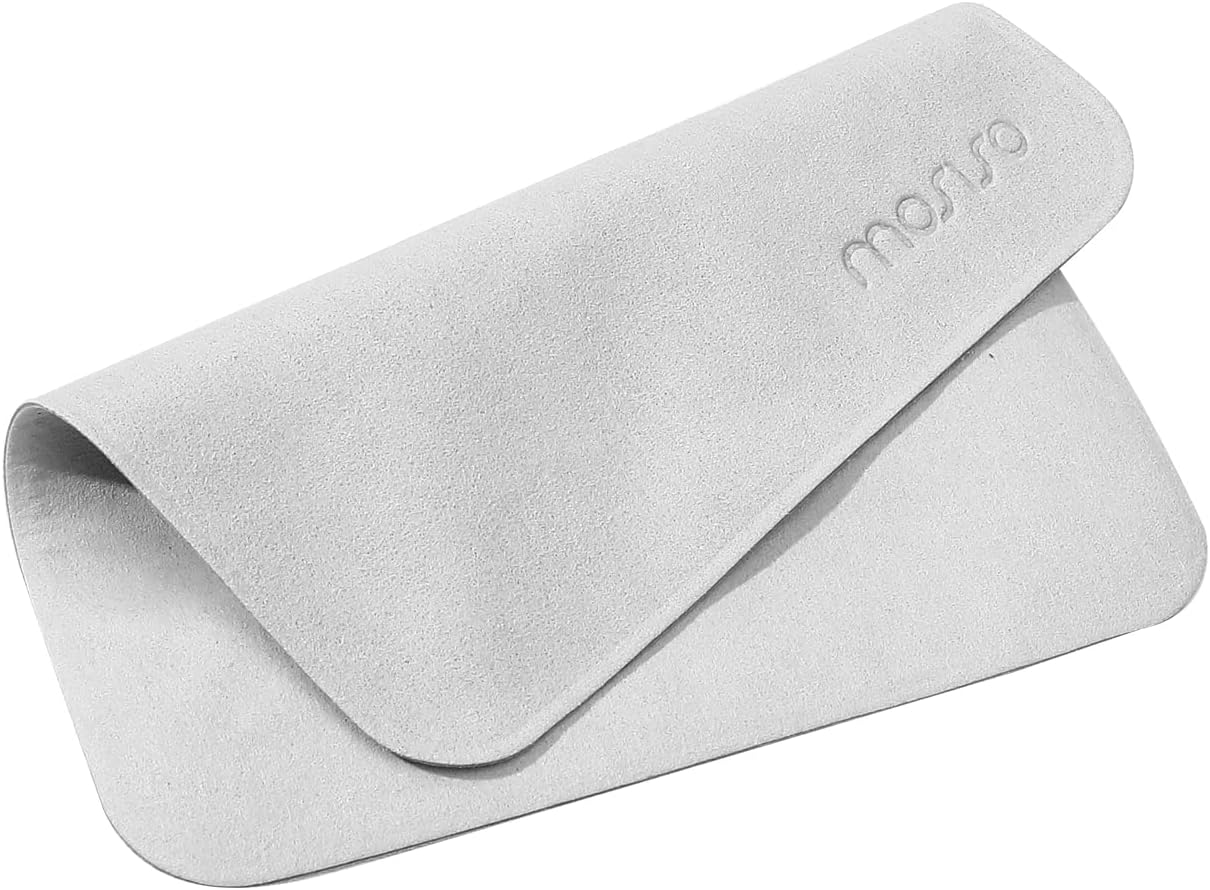 MOSISO 2PCS Polishing Cloth, Soft Microfiber Cloth Electronic Screen Cleaning Cloths Compatible with iPhone,Compatible