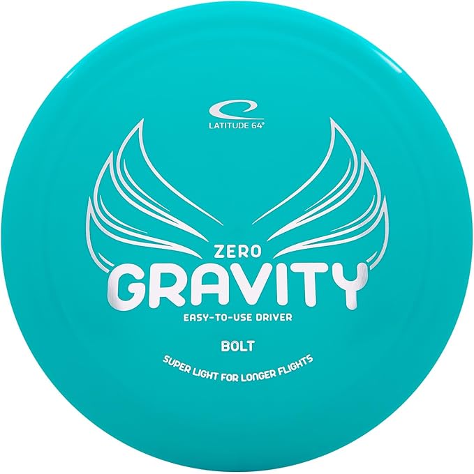 Latitude 64 Gravity Disc Golf Disc Set | 6-Pack Starter Set | Pure, Fuse, Explorer, Saint, Diamond, Bolt | Lightweight, Floating Plastic for Longer Flights | 120-130g (Colors May Vary)
