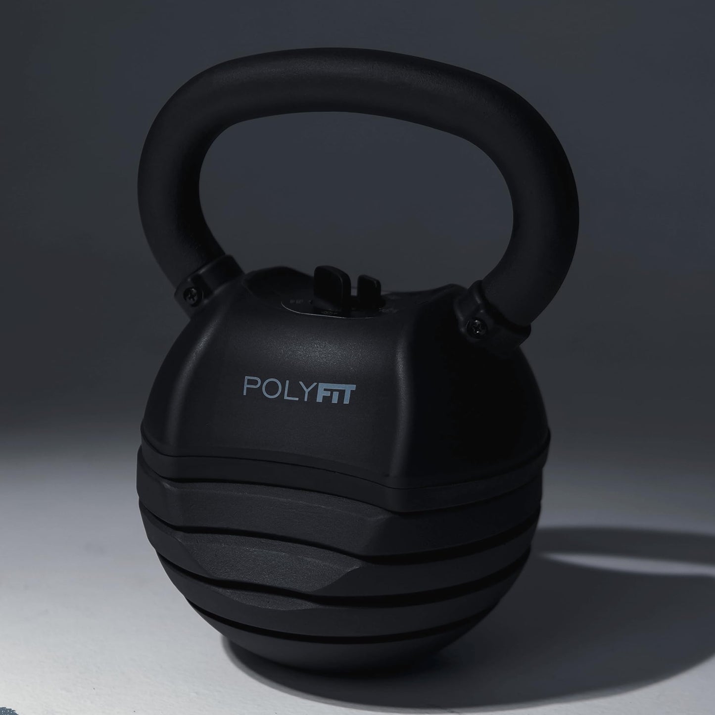 Polyfit Adjustable Kettlebell Set | 30/40/50 lbs | Kettlebell Weights for Home Gym (BLACK - 40 LB)