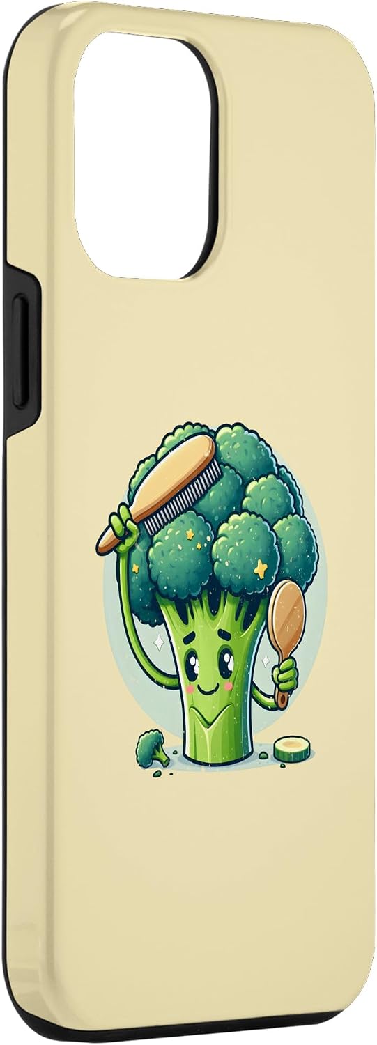 Broccoli Hair Funny Vegan Collection 15 iPhone Plus Broccoli Combing Its Broccoli Hair Case
