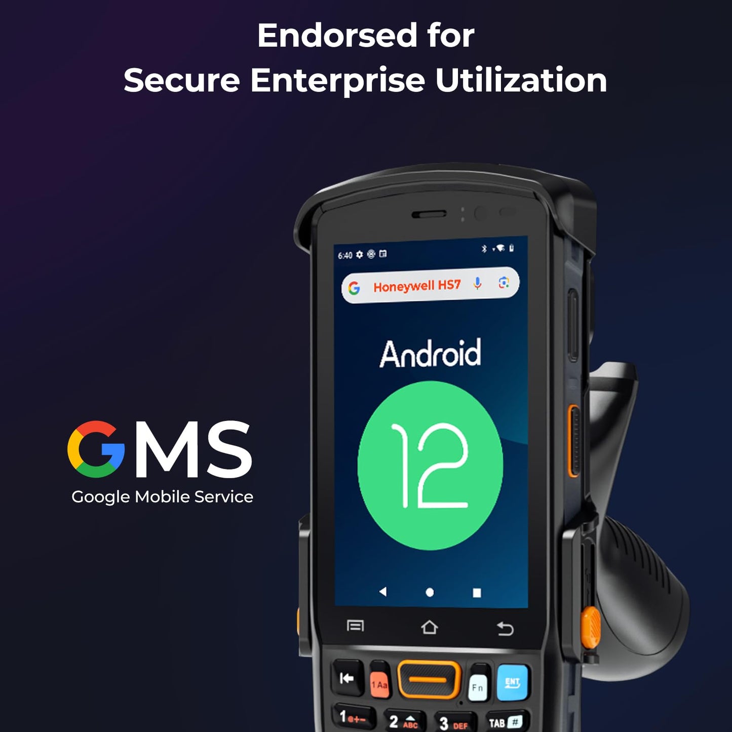 MUNBYN Android Barcode Scanner 082Pro, Android 12 PDA, Equipped with Honeywell HS7 Bar Code Scan Engine, IP67 Handheld Mobile Computer for Inventory Tracking, Warehouse, Logistics 2026
