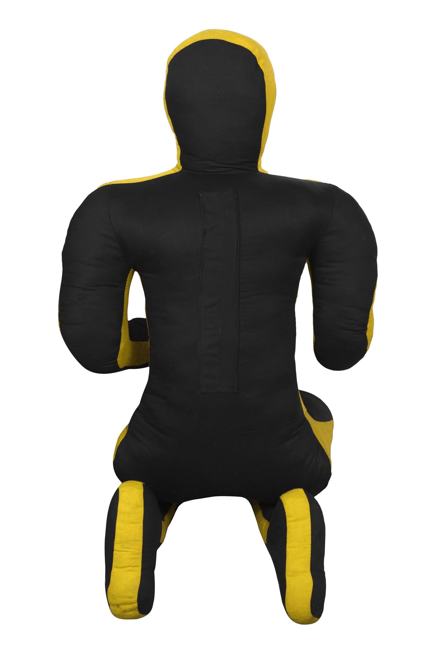 PGS Grappling Dummy for Wrestling Brazilian Jiu Jitus MMA Punching Bag Judo Karate Practice Martial Arts Training Boxing Self Defense Dummy – UNFILLED (Black Yellow, 6FT (70 Inches))