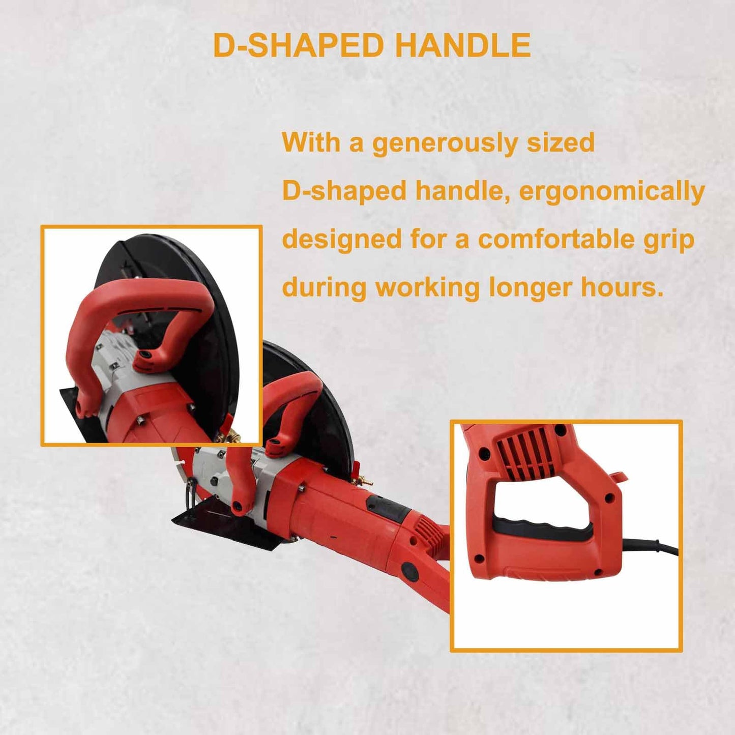 INTBUYING Electric Concrete Saw, Wet/Dry Circular Saw Cutter, 14" Concrete Cutter Masonry Tool 220V for Wood, Granite, Brick-with Water Pump