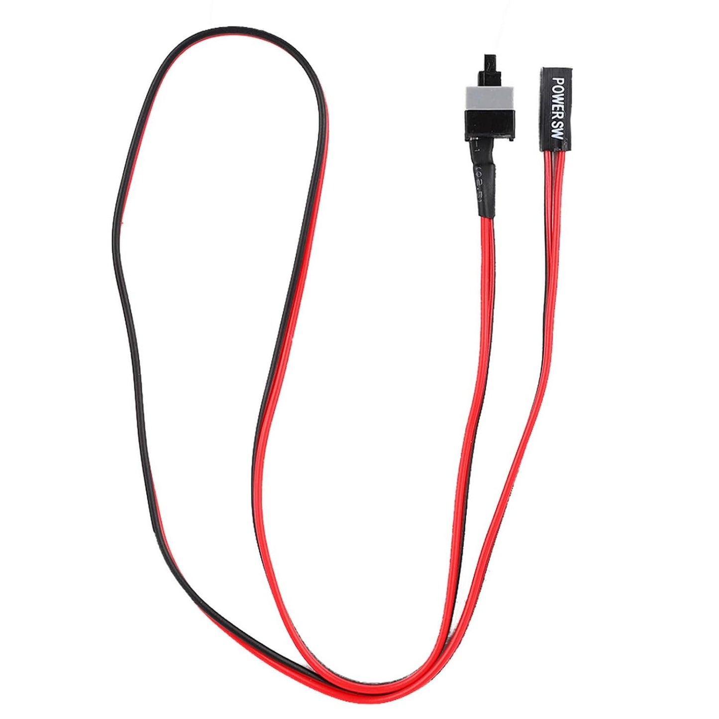Reset 2Pin PC Power, PC Passthrough Motherboard Power, Jumper Switch for ATX Chassis, Power Switch Cable for PC