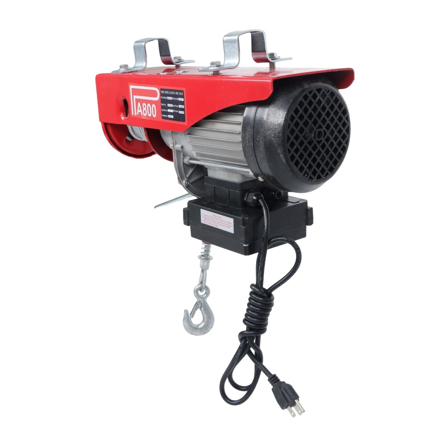 findmall 110V Electric Hoist with 328ft Wireless Remote and Emergency Stop 1760 lbs Capacity 40ft Lift Height for Garage, Warehouse