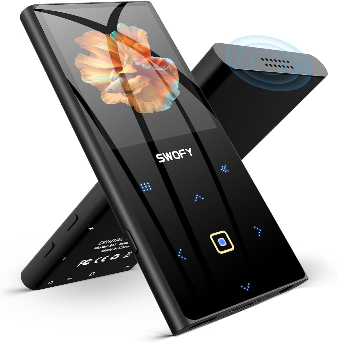 SWOFY 128GB MP3 5.3, D50 Player with Bluetooth Portable Music Player