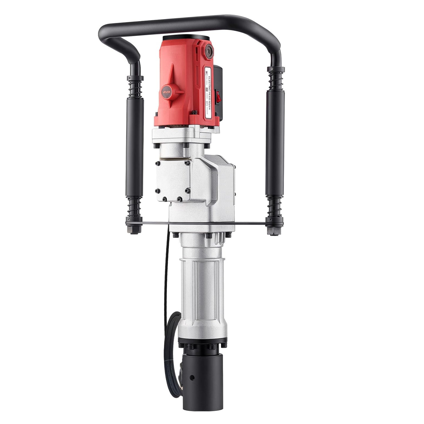 VEVOR Electric T Post Driver, 2200W Handheld Powerful Post Pounder, with 2.17 in/55mm, 2.76 in/70mm Sleeves, for Fence, Metal Fencing, Farm, Garden, Construction, Landscaping Projects