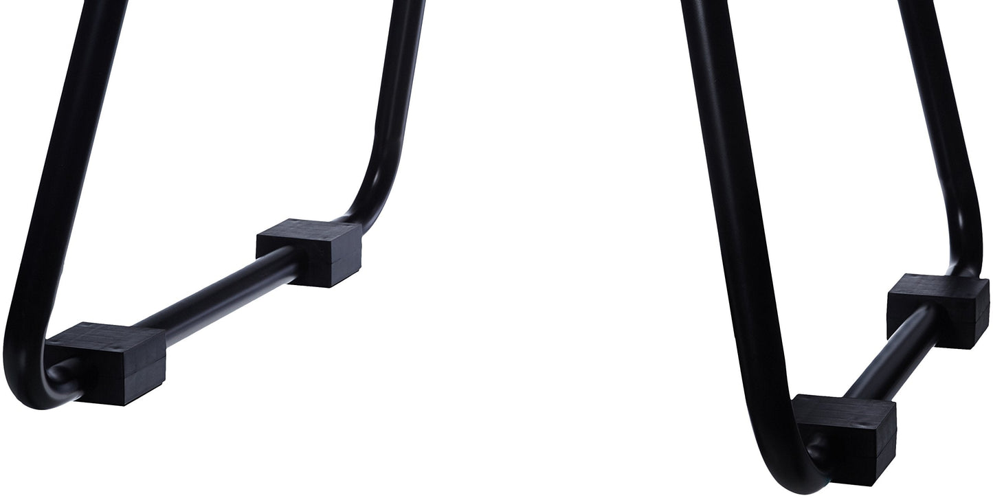 Amazon Basics Dip Bar Station, Portable Strength Training Stand for Tricep Dips & Calisthenics, Home Gym, 661 lb Weight Capacity, Black