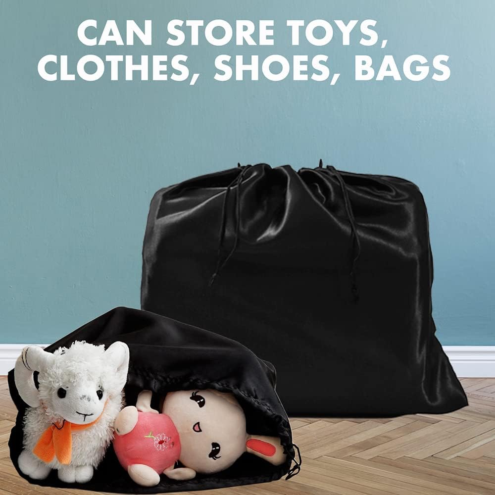 Skiennix Dust Bags for Handbags - Dustproof Silk Cover with Drawstring | 2 Pack Travel Storage Pouch