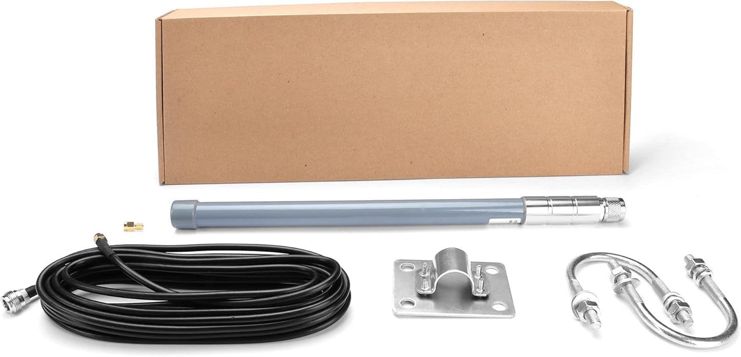 Generic 915MHz 20 ZDTECH LoRa Gateway Antenna Omni Directional Fiberglass Antenna Outdoor Indoor LoRawan Ant with ft N