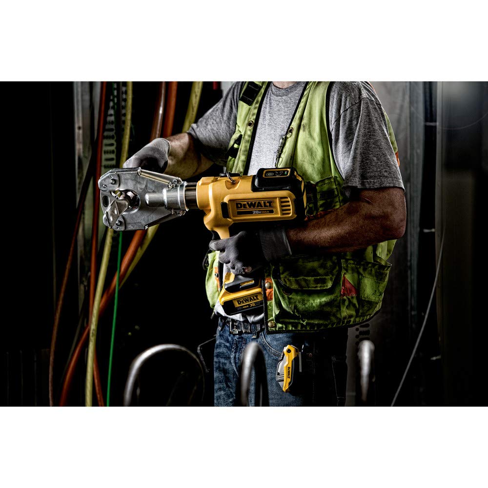 DEWALT Cable Crimping Tool, Dieless, Multi color (DCE350M2)