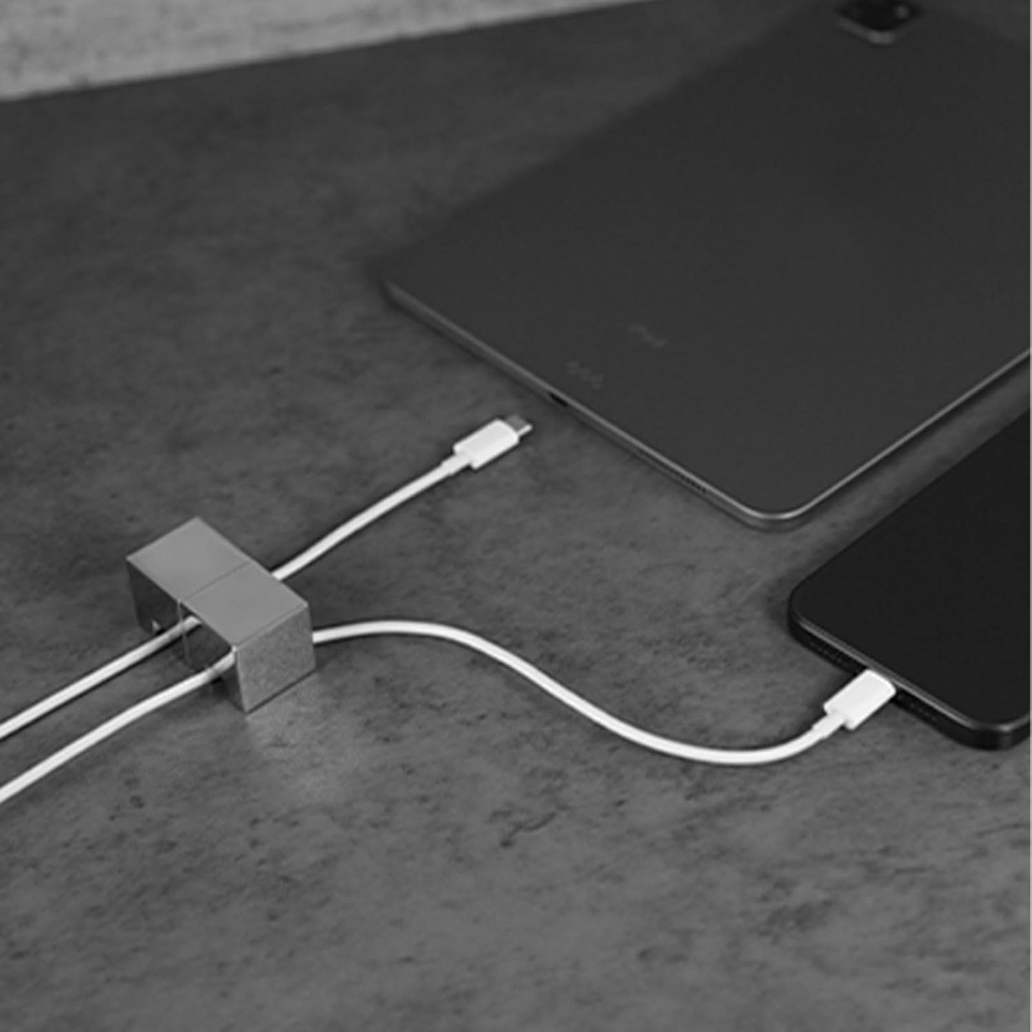 N2U (2 PCS - Gold) Metal Cord Holder, Weighted Cable Organizer or Management, Heavy Wire Keeper for Nightstand, Desk