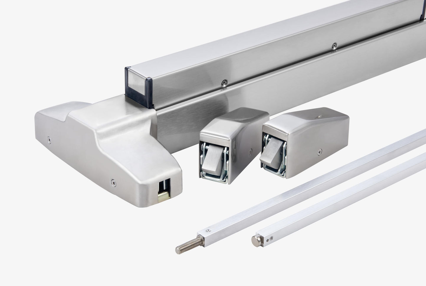 SUMBIN Surface Vertical Rod Commercial Emergency Panic Exit Device Door Push Bar Door Lock, Ansi Grade 1 and UL CUL 3H fit fire Rated Door
