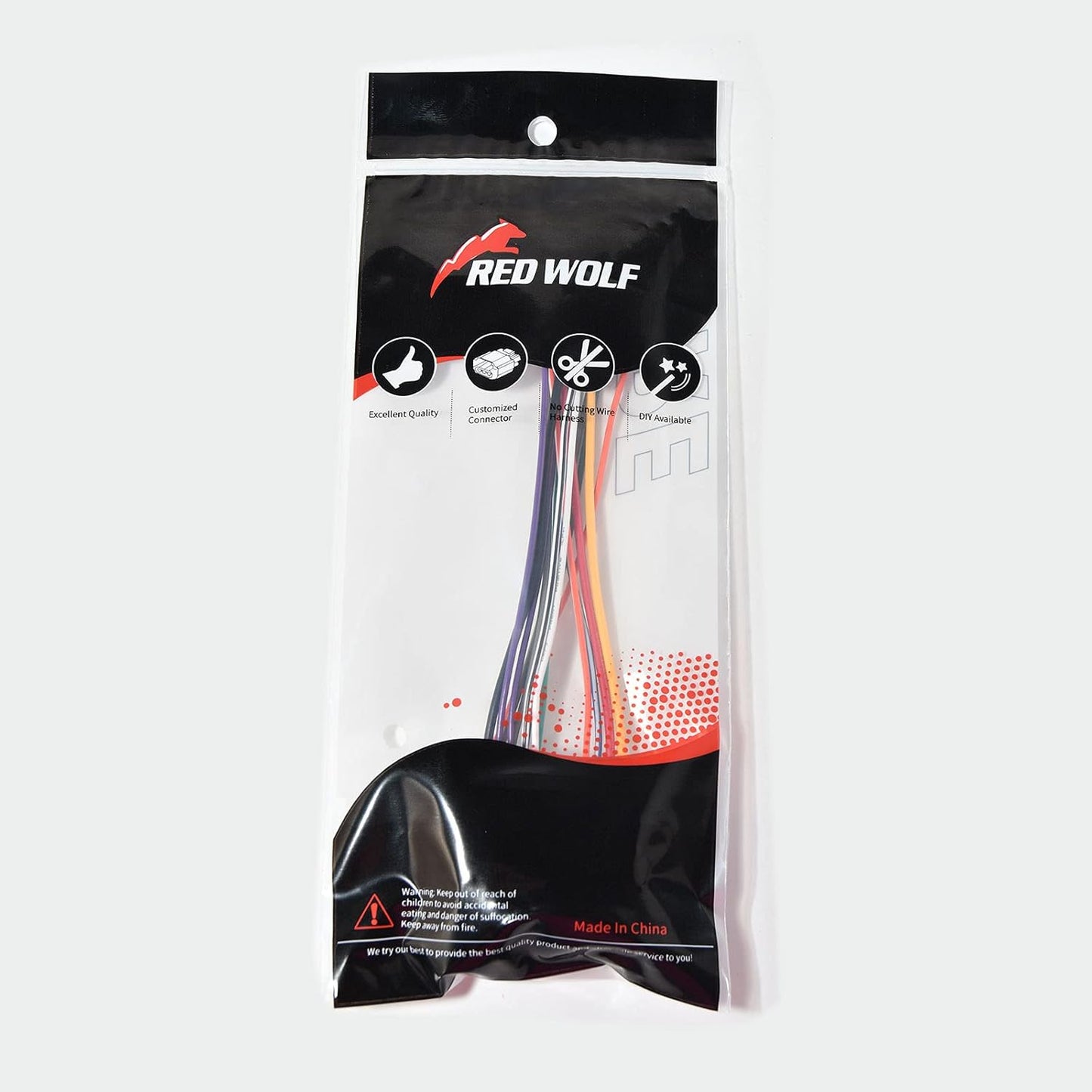 2013-2019 2014-2020, 2015-2020 RED WOLF Stereo Wiring Harness Antenna Adapter Fit for Dodge Ram, Jeep Chrysler