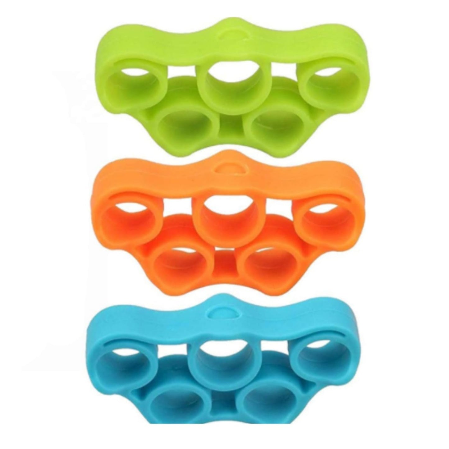NuRich Finger Stretcher Bands 3 Pack Hand Forearm Exerciser Relieve Joint Pain Strengthen Grip