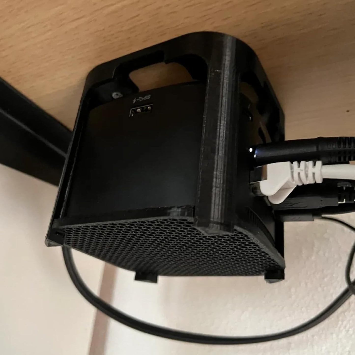 Fignamt G4 Setup Mount for HP Thunderbolt Docking Station, Under-Desk or Wall Bracket, for Clean Cable