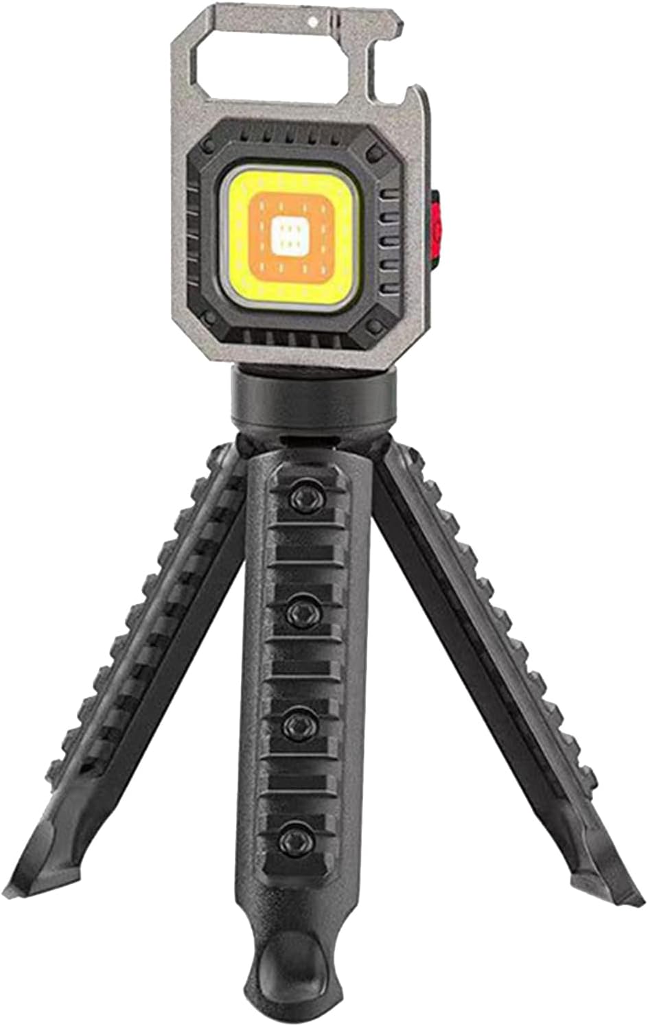 BUBEFSKD 2pcs Lightweight Camping Lamps Bracket Foldable LED Light Holder Pocket Keychain Flashlight Tripod for Outdoor