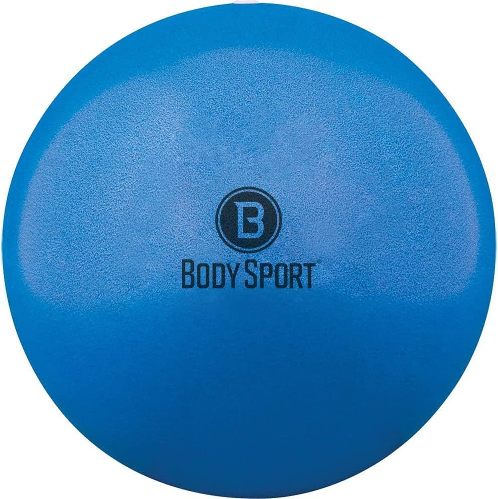 Body Sport Core Fitness, Yoga and Pilates, Excercise Fusion Ball, Core Training, Physical Therapy, Balance, Stability, Stretching, Improve Health, Non-Latex, 7.5" Diameter