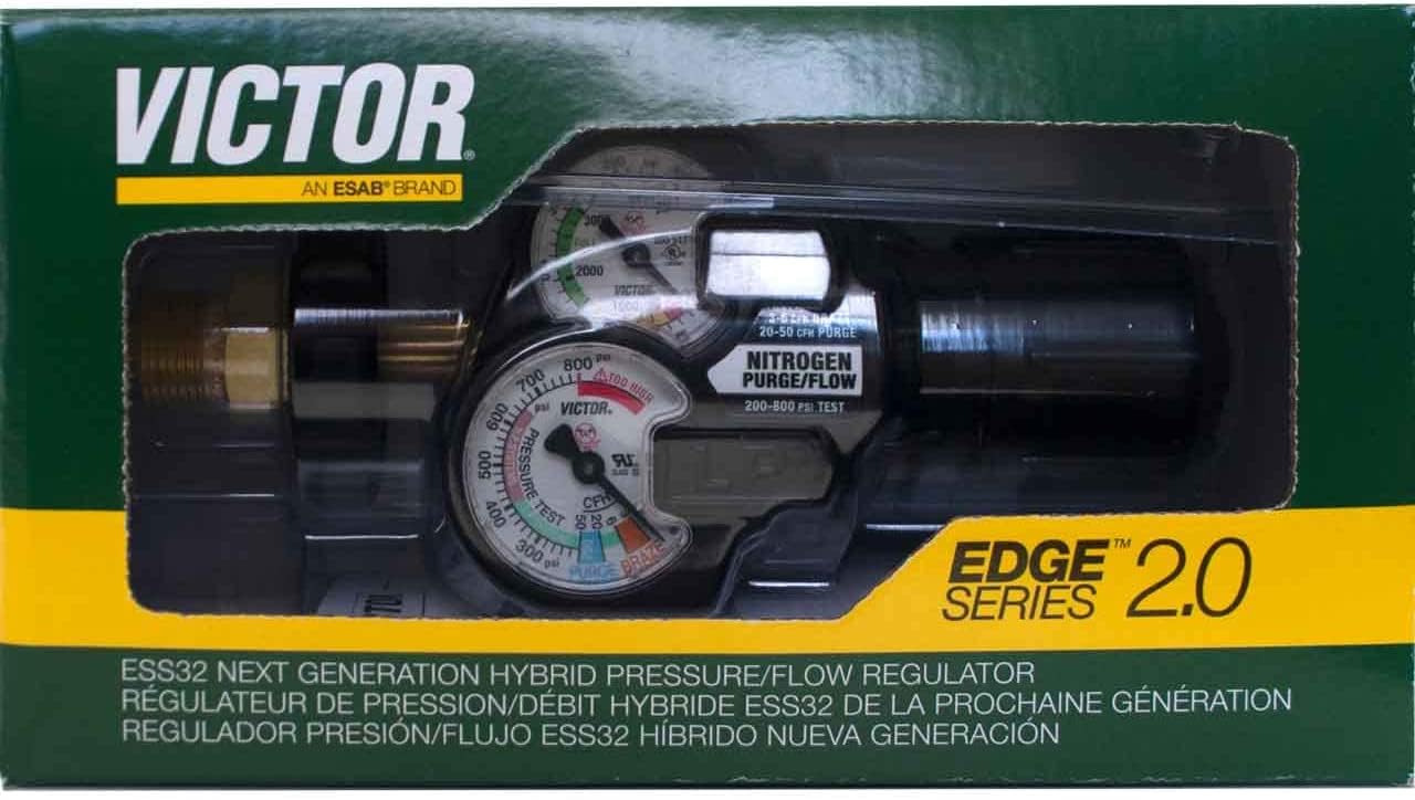 Victor Edge Series 2.0 Nitrogen Purge/Flow Module Gauge – Regulator Gauge, Model 0781-3652