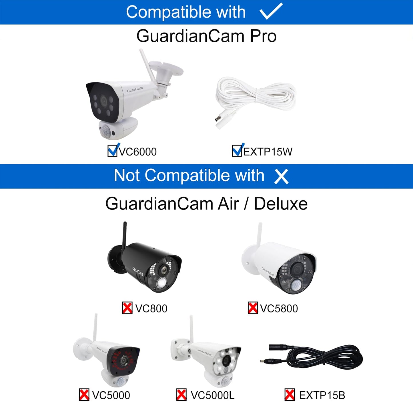 CasaCam Wireless Security Camera System Pro | 10.1” Touchscreen Monitor, 2 2K Floodlight Cameras | Indoor/Outdoor, No Monthly Fees, AI Detection, Two-Way Talk, 64GB SD, Model VS6102