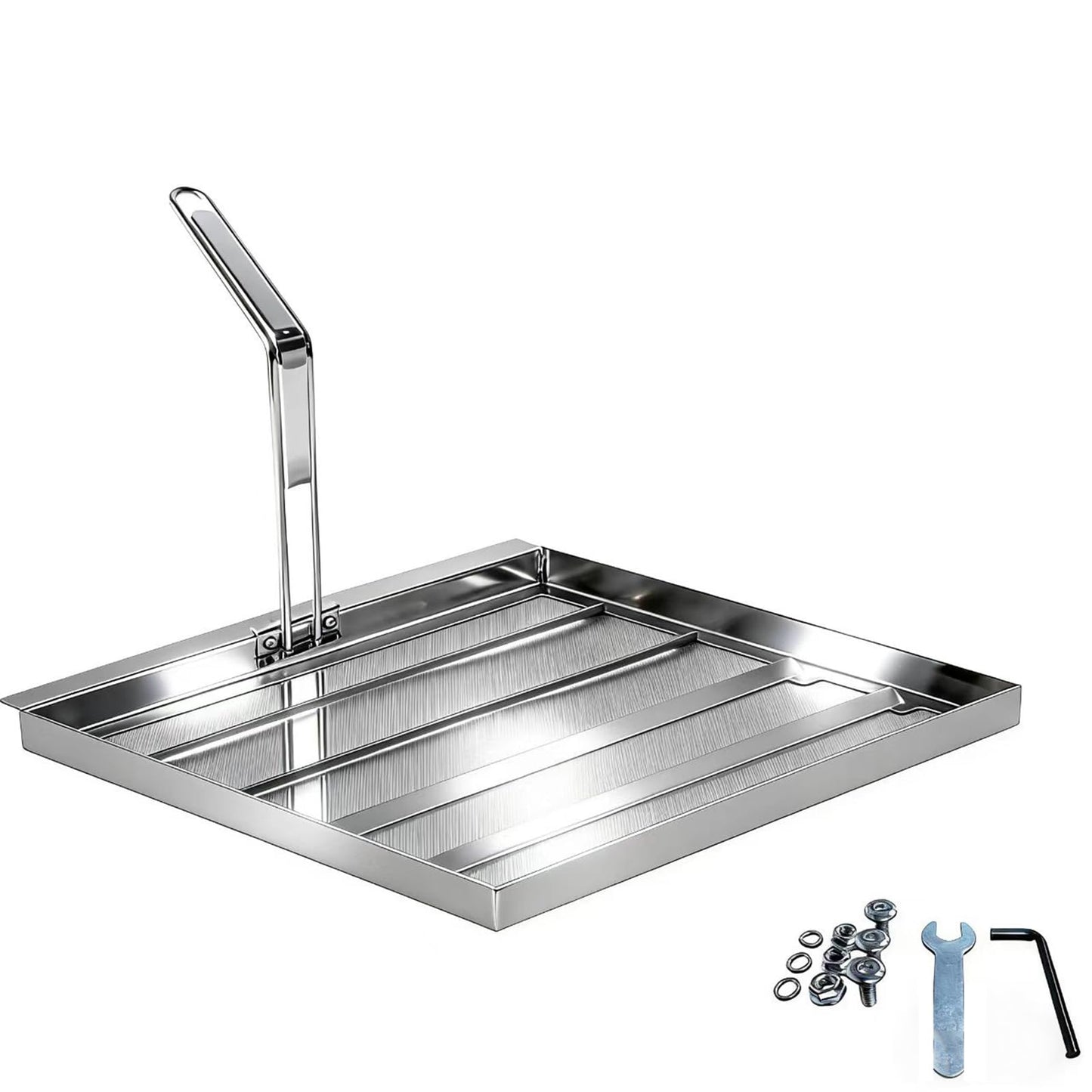 AF45 13.75" x 13.75" Universal Commercial Deep Fryer Filter, 304 Stainless Steel 550 Micron Strainer, Fits Pitco Avantco AF45/TK45/FF300/SG18, Dean & Frymaster SR142GN, American Range Fryers
