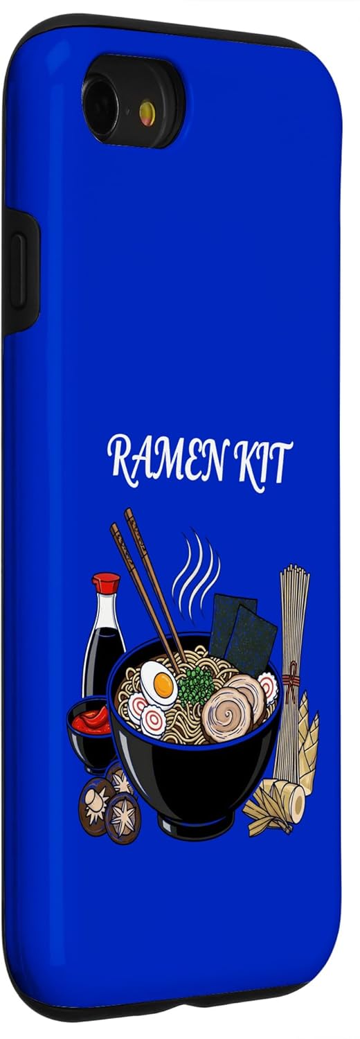 Cultural Food Kits for Asian Food Cultures T-Shirt (2020) 7/8 Ramen Kit Bowl Japanese Food Noodles Soup Lover Case