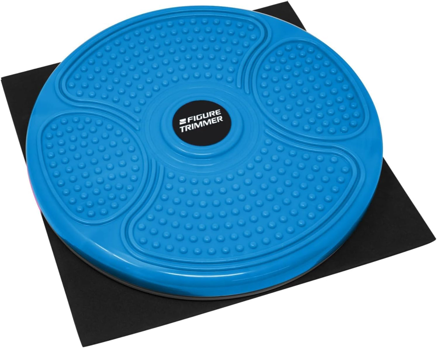 โFigure Trimmer XL Core Abs Twister Board - 14-inch Waist Sculptor Twister for Core & Ab Exercise - Waist Twisting Disc, Dizzy Disc Twist Board for Slimming Workout with 8 Magnets Reflexology, Blue