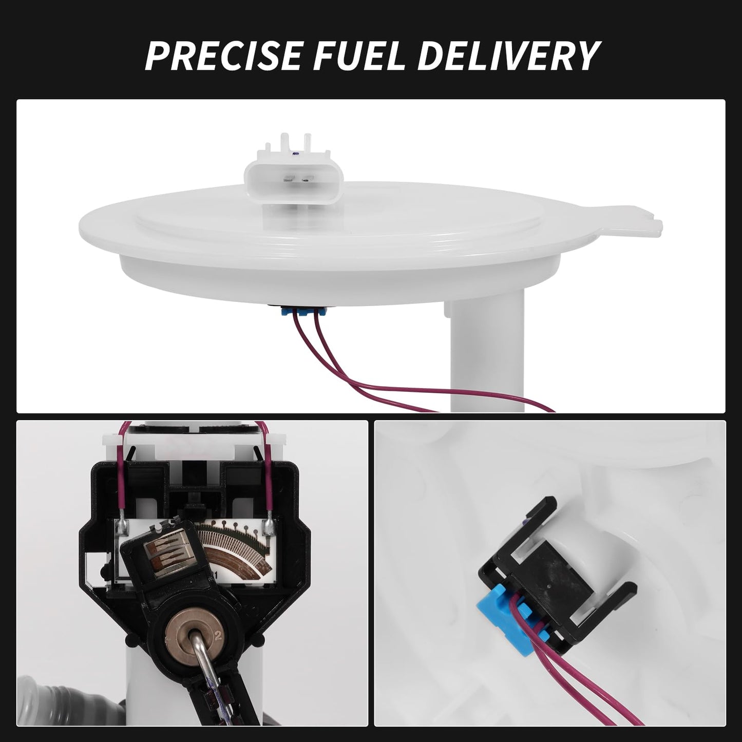 Lazenta SP7108M Left & Right Electric Fuel Pump Compatible with 2011-2015 Jeep Grand Cherokee,Dodge Durango 3.6L, Replacement SP7109M, Fuel Pump Module with Sending Unit