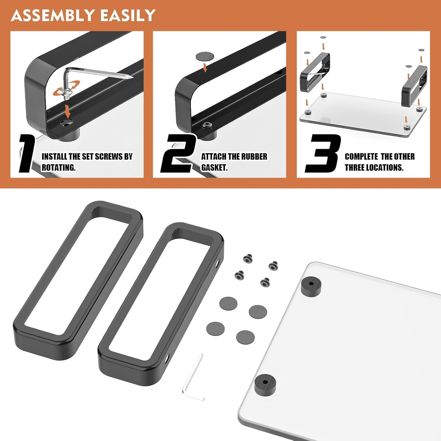 HD02B-001U Hemudu Computer Monitor Stand Riser Multi Media Desktop Stand for Flat Screen LCD LED TV, Laptop/Notebook