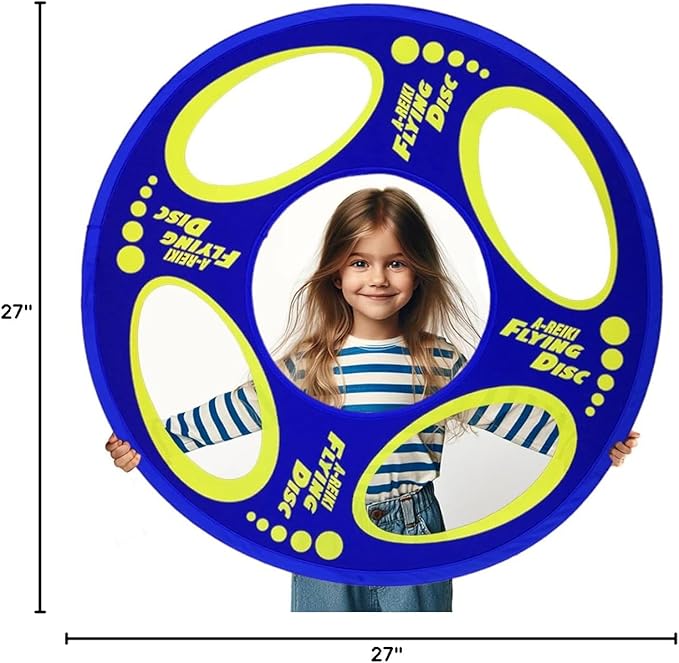Giant Flying Disc Soft, Foldable & Floats in Air - Encourage Outdoor Play & Family Fun - Great for Kids, Parent-Child Interaction, and School Activities
