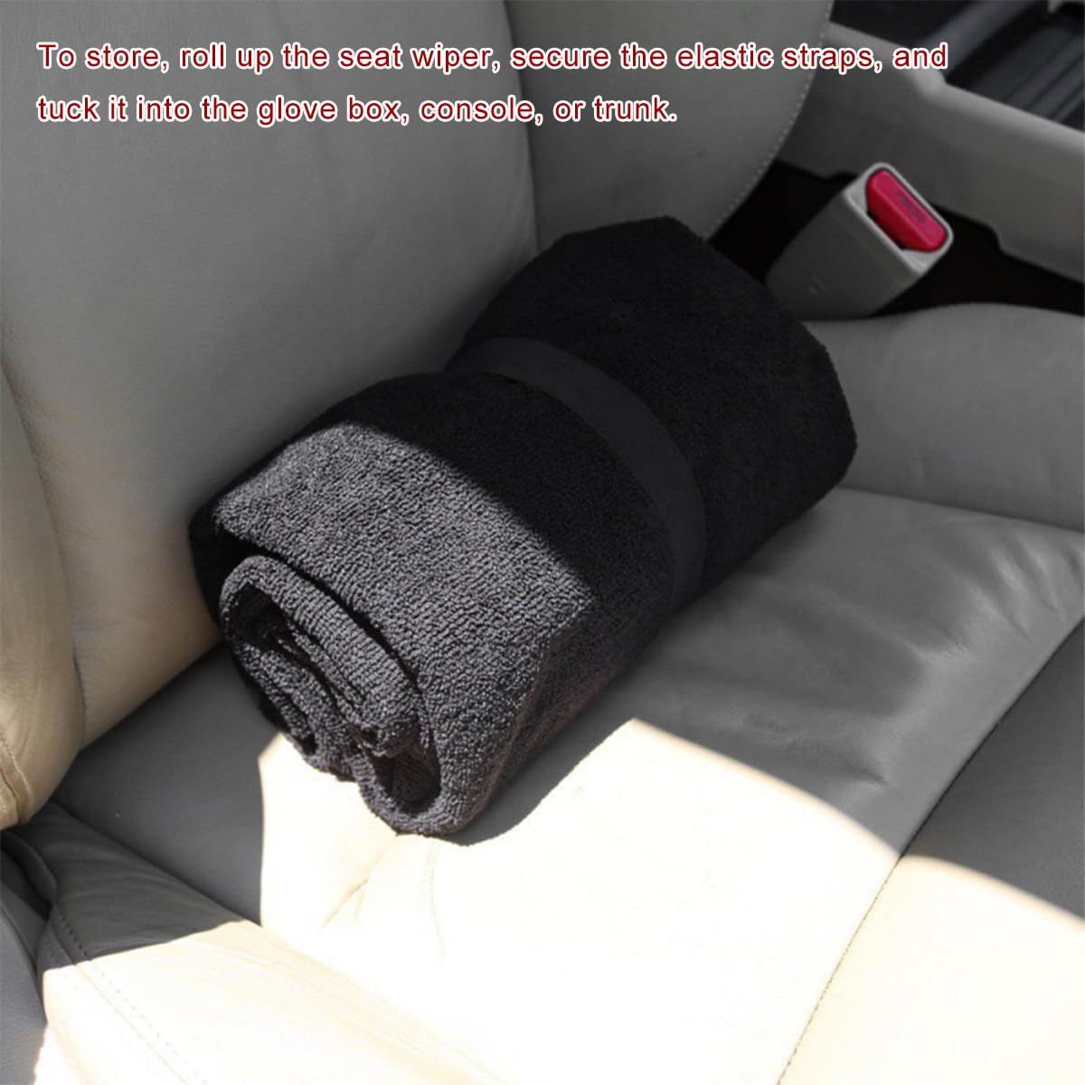JNXIJ Car Towel Seat Cover, Waterproof Non-Slip Front Seat Protector for Post Gym Workout Beach Hiking, Sweatproof Washable Bucket Seat Protective Cover for Car SUV Truck Sedan (Gray)