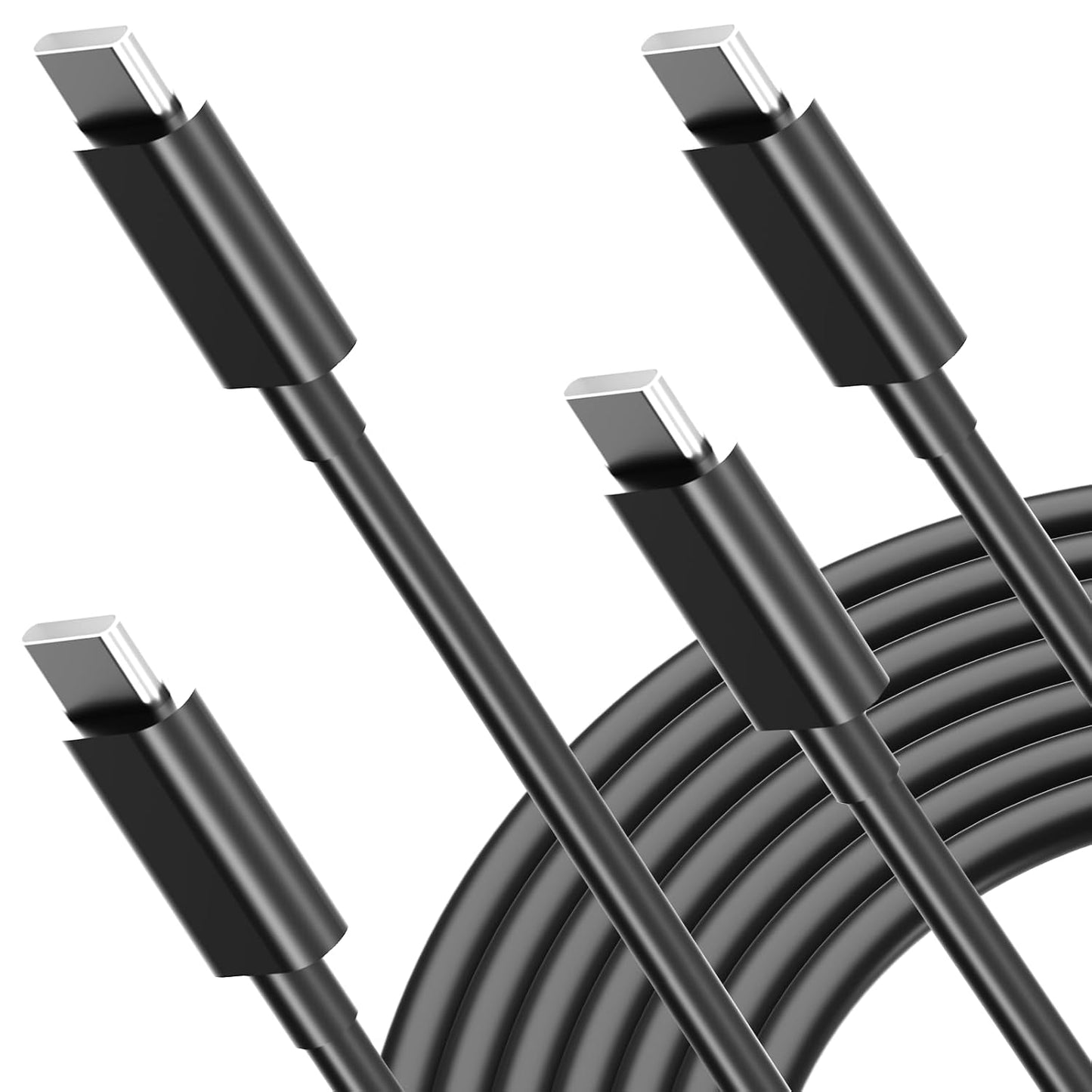 Generic 6ft 60W 2-Pack, USB C to USB C Cable Fast Charging Durable Charging Cord(Black)